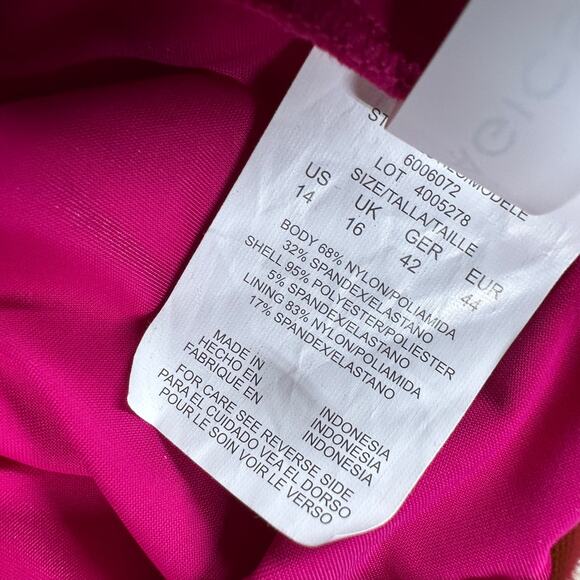 Magicsuit Susan One Piece Swimsuit Ruby Women's Size 14 New Without Tags - Picture 5 of 8